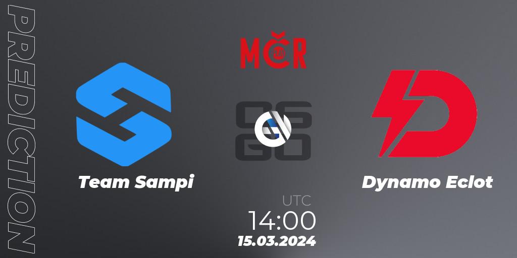 Team Sampi vs Dynamo Eclot: Betting TIp, Match Prediction. 15.03.2024 at 14:00. Counter-Strike (CS2), Tipsport Cup Winter 2024