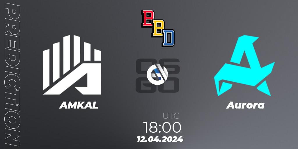 AMKAL vs Aurora: Betting TIp, Match Prediction. 12.04.24. CS2 (CS:GO), BetBoom Dacha Belgrade 2024: European Qualifier
