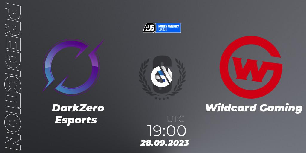DarkZero Esports vs Wildcard Gaming: Betting TIp, Match Prediction. 28.09.23. Rainbow Six, North America League 2023 - Stage 2