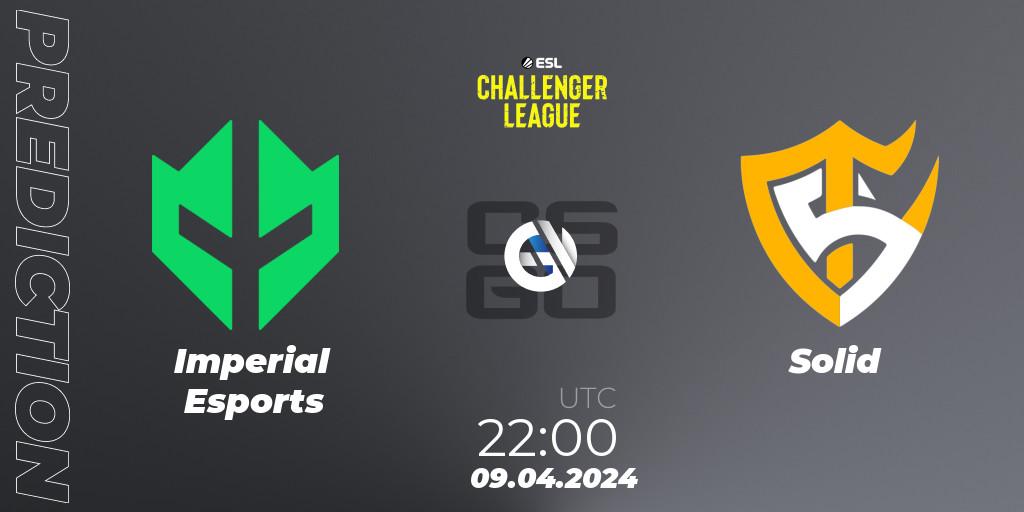 Imperial Esports vs Solid: Betting TIp, Match Prediction. 09.04.24. CS2 (CS:GO), ESL Challenger League Season 47: South America