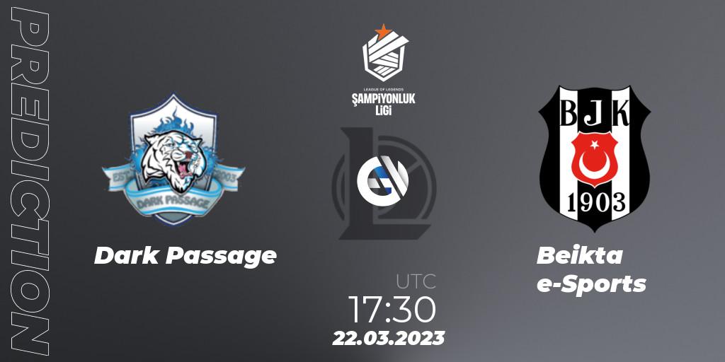 Dark Passage vs Beşiktaş e-Sports: Betting TIp, Match Prediction. 22.03.23. LoL, TCL Winter 2023 - Playoffs