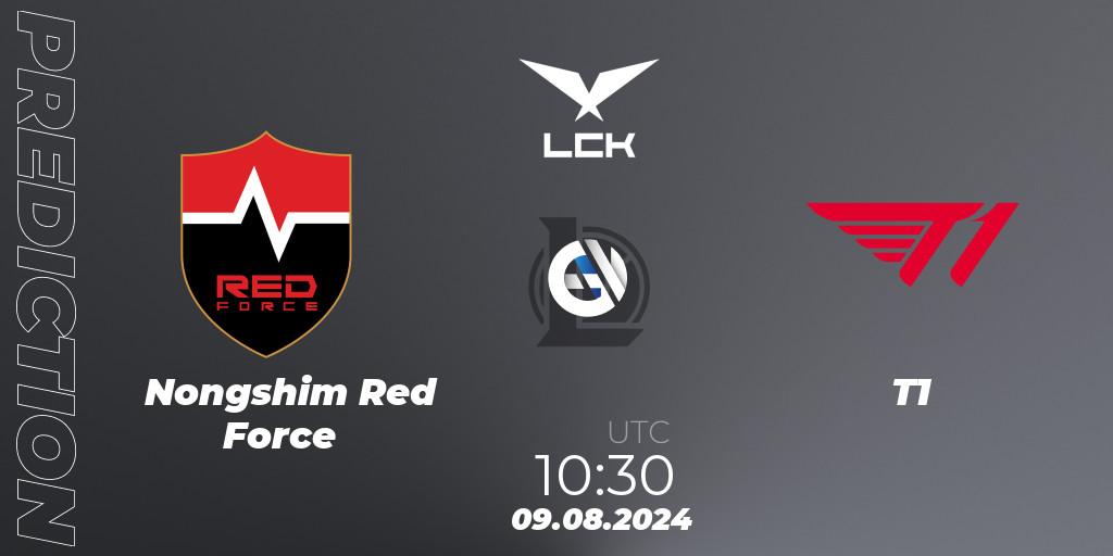 Nongshim Red Force vs T1: Betting TIp, Match Prediction. 09.08.2024 at 10:30. LoL, LCK Summer 2024 Group Stage