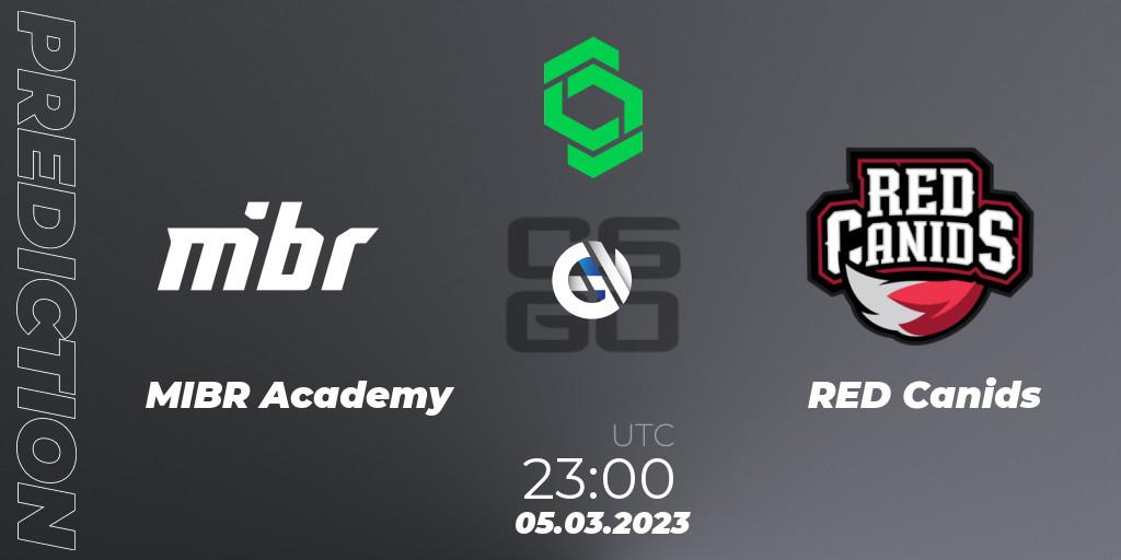 MIBR Academy vs RED Canids: Betting TIp, Match Prediction. 05.03.2023 at 23:30. Counter-Strike (CS2), CCT South America Series #5