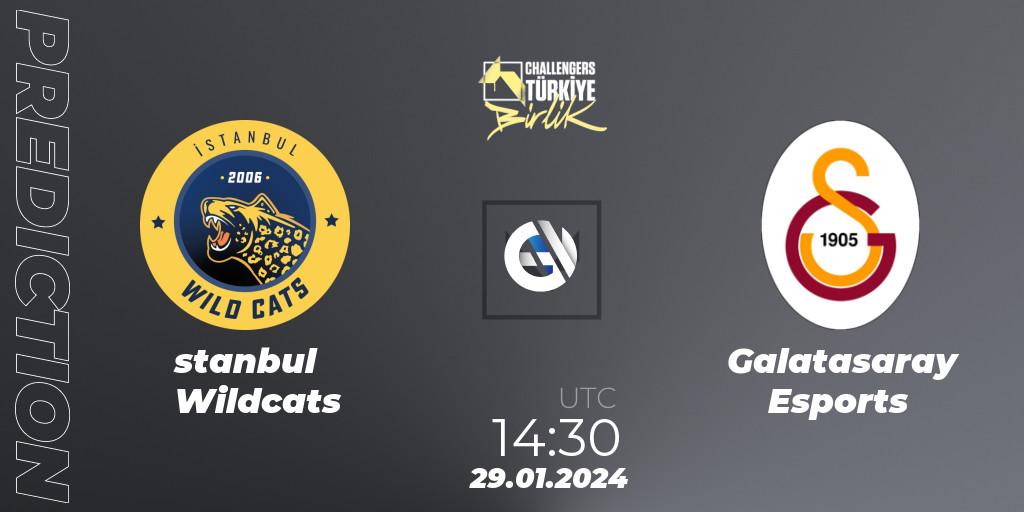 İstanbul Wildcats vs Galatasaray Esports: Betting TIp, Match Prediction. 29.01.24. VALORANT, VALORANT Challengers 2024 Turkey: Birlik Split 1