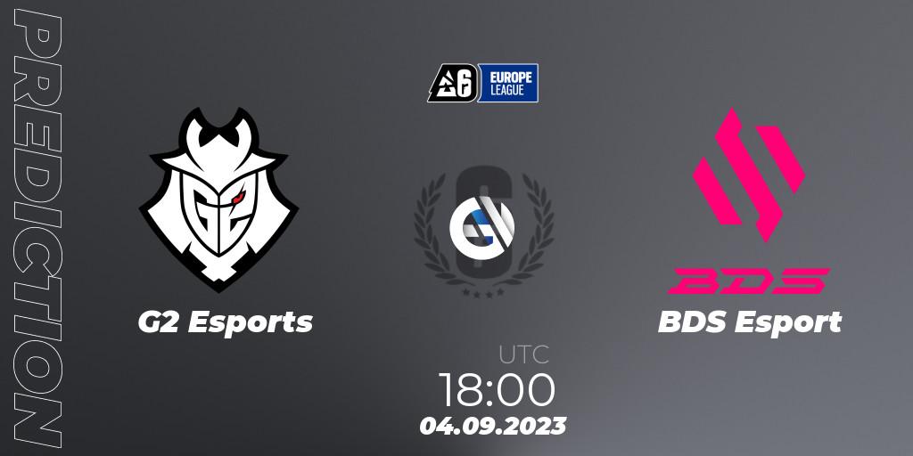 G2 Esports vs BDS Esport: Betting TIp, Match Prediction. 04.09.23. Rainbow Six, Europe League 2023 - Stage 2