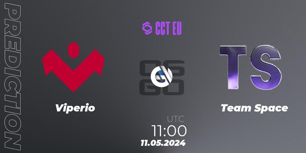Viperio vs Team Space: Betting TIp, Match Prediction. 11.05.2024 at 11:00. Counter-Strike (CS2), CCT Season 2 European Series #3 Play-In