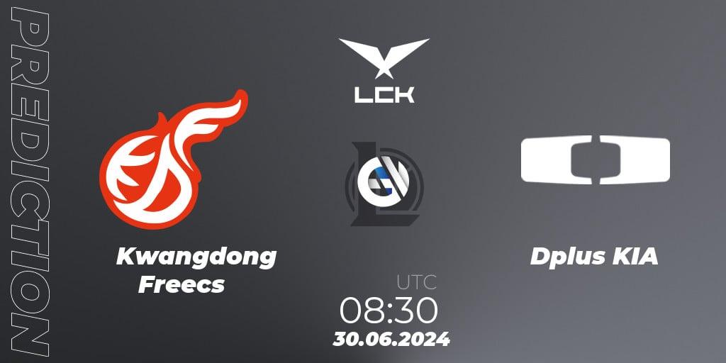 Kwangdong Freecs vs Dplus KIA: Betting TIp, Match Prediction. 30.06.2024 at 08:30. LoL, LCK Summer 2024 Group Stage