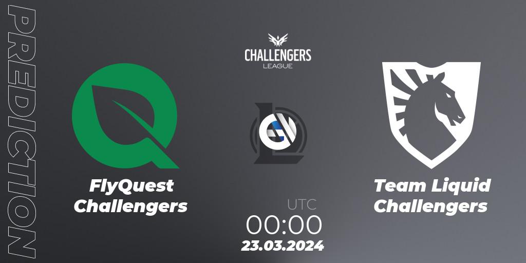 FlyQuest Challengers vs Team Liquid Challengers: Betting TIp, Match Prediction. 23.03.24. LoL, NACL 2024 Spring - Playoffs