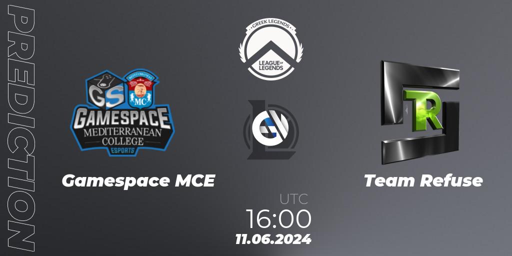 Gamespace MCE vs Team Refuse: Betting TIp, Match Prediction. 11.06.2024 at 16:00. LoL, GLL Summer 2024