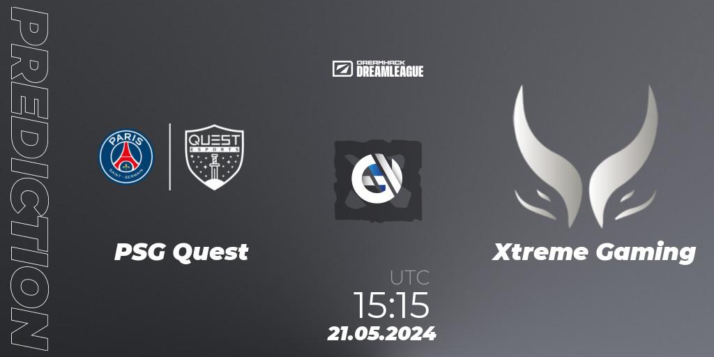 PSG Quest vs Xtreme Gaming: Betting TIp, Match Prediction. 21.05.2024 at 16:00. Dota 2, DreamLeague Season 23