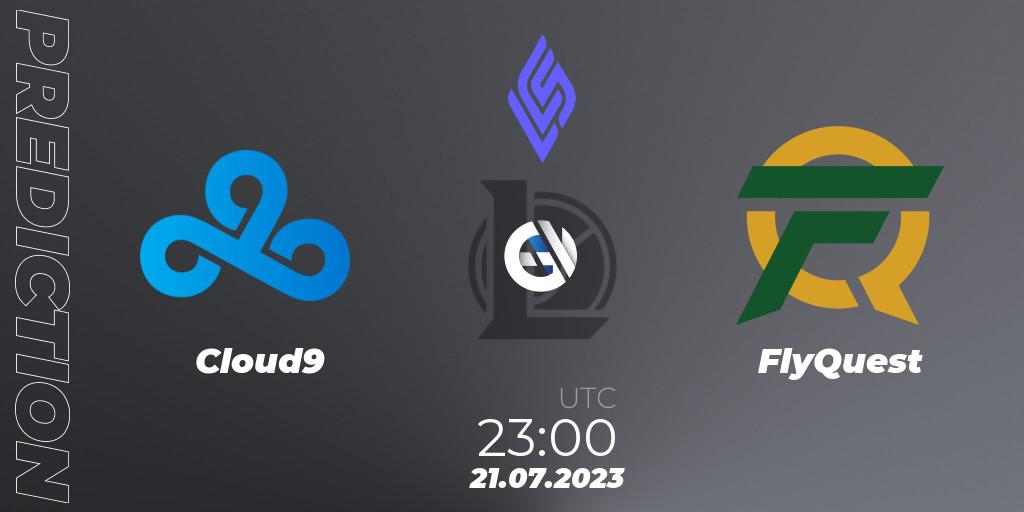 Cloud9 vs FlyQuest: Betting TIp, Match Prediction. 22.07.23. LoL, LCS Summer 2023 - Group Stage