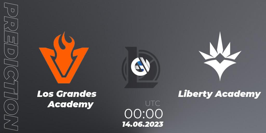 Los Grandes Academy vs Liberty Academy: Betting TIp, Match Prediction. 14.06.23. LoL, CBLOL Academy Split 2 2023 - Group Stage