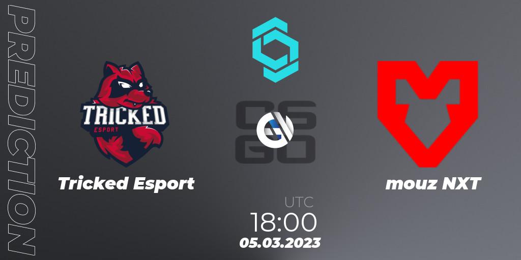 Tricked Esport vs mouz NXT: Betting TIp, Match Prediction. 05.03.2023 at 18:00. Counter-Strike (CS2), CCT North Europe Series #4