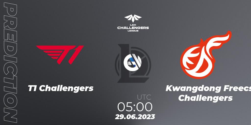 T1 Challengers vs Kwangdong Freecs Challengers: Betting TIp, Match Prediction. 29.06.23. LoL, LCK Challengers League 2023 Summer - Group Stage