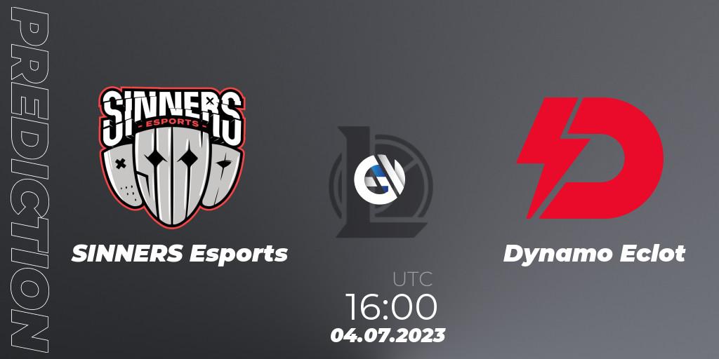 SINNERS Esports vs Dynamo Eclot: Betting TIp, Match Prediction. 09.06.23. LoL, Hitpoint Masters Summer 2023 - Group Stage