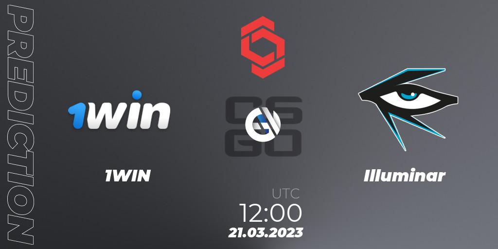 1WIN vs Illuminar: Betting TIp, Match Prediction. 21.03.23. CS2 (CS:GO), CCT Central Europe Series #5
