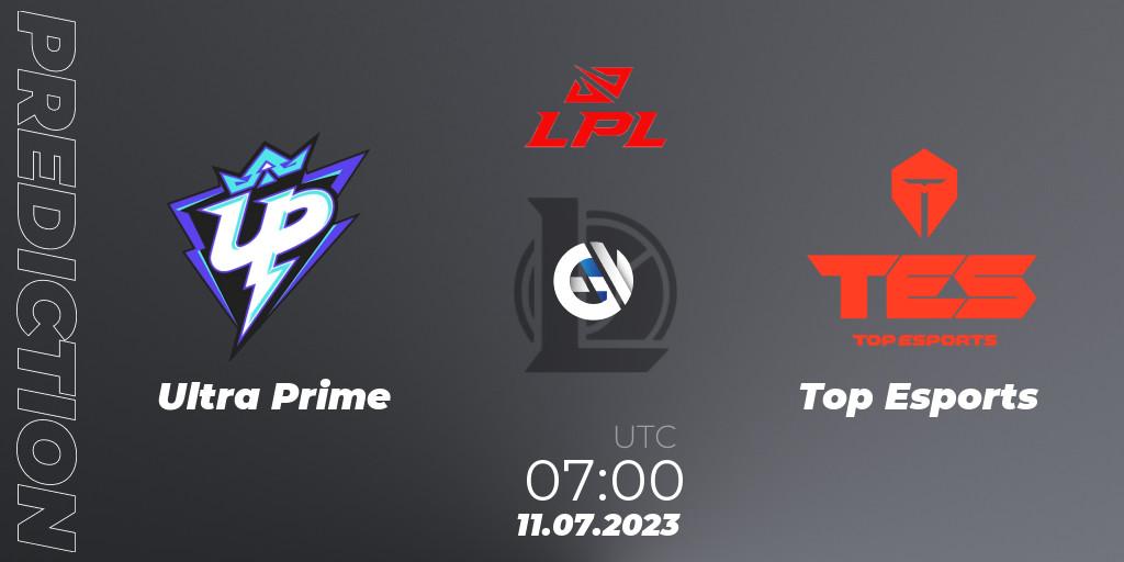 Ultra Prime vs Top Esports: Betting TIp, Match Prediction. 11.07.23. LoL, LPL Summer 2023 Regular Season