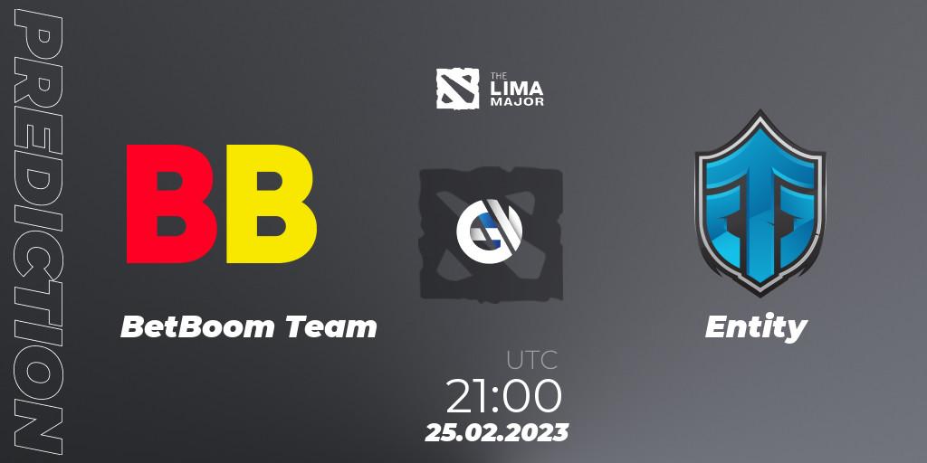 BetBoom Team vs Entity: Betting TIp, Match Prediction. 25.02.2023 at 21:37. Dota 2, The Lima Major 2023