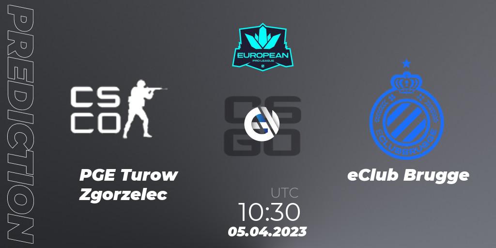 PGE Turow Zgorzelec vs eClub Brugge: Betting TIp, Match Prediction. 05.04.2023 at 12:00. Counter-Strike (CS2), European Pro League Season 7