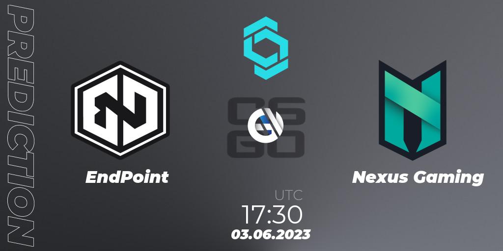 EndPoint vs Nexus Gaming: Betting TIp, Match Prediction. 03.06.23. CS2 (CS:GO), CCT North Europe Series 5