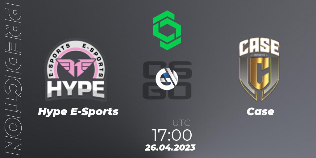 Hype E-Sports vs Case: Betting TIp, Match Prediction. 26.04.2023 at 17:10. Counter-Strike (CS2), CCT South America Series #7