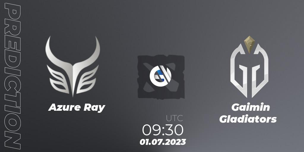 Azure Ray vs Gaimin Gladiators: Betting TIp, Match Prediction. 01.07.2023 at 08:54. Dota 2, Bali Major 2023 - Group Stage