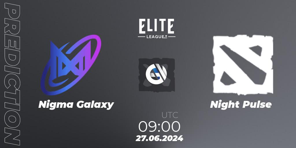 Nigma Galaxy vs Night Pulse: Betting TIp, Match Prediction. 27.06.2024 at 09:00. Dota 2, Elite League Season 2: Western Europe Closed Qualifier