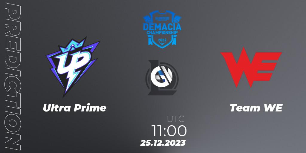 Ultra Prime vs Team WE: Betting TIp, Match Prediction. 25.12.23. LoL, Demacia Cup 2023 Group Stage