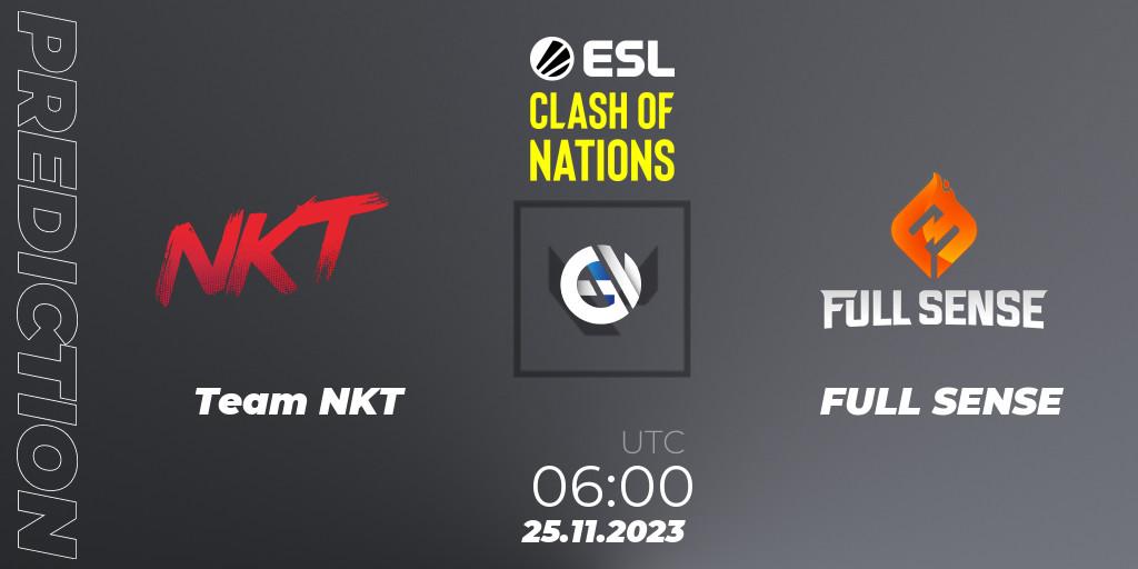 Team NKT vs FULL SENSE: Betting TIp, Match Prediction. 25.11.23. VALORANT, ESL Clash of Nations 2023