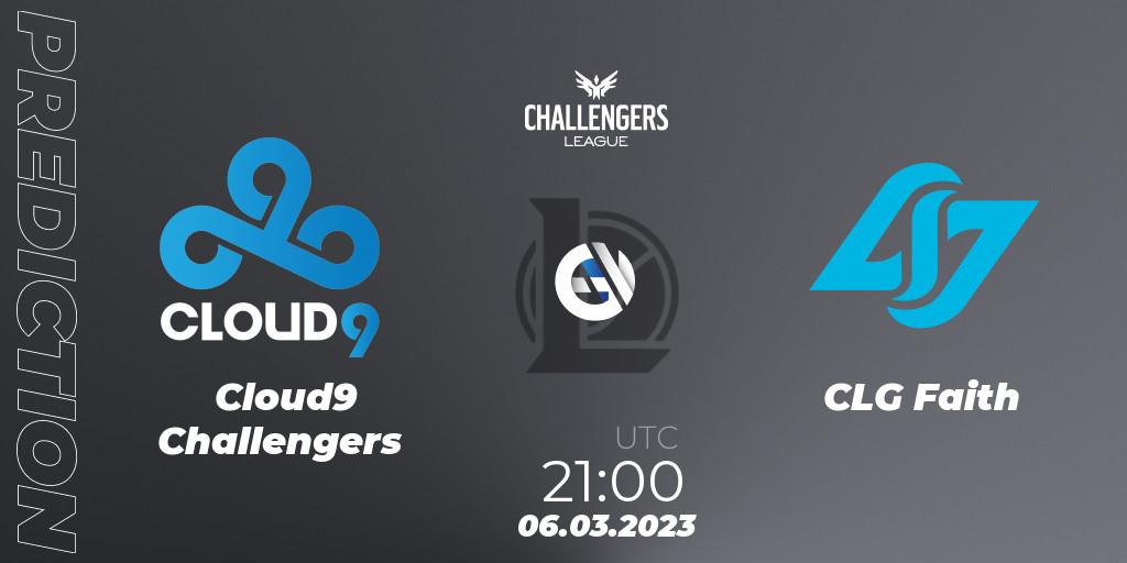 Cloud9 Challengers vs CLG Faith: Betting TIp, Match Prediction. 06.03.23. LoL, NACL 2023 Spring - Group Stage