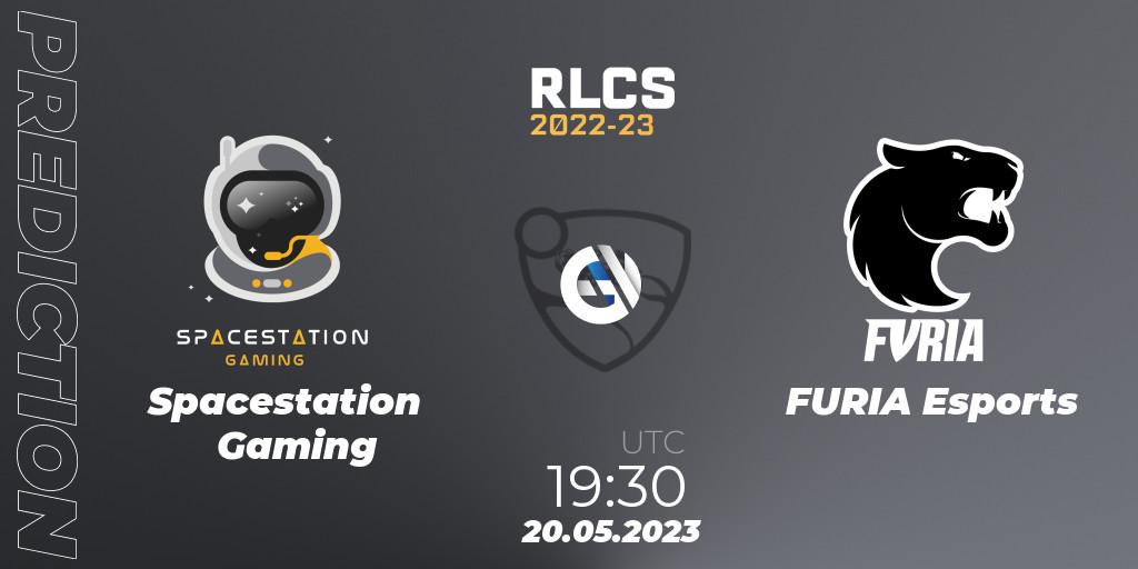 Spacestation Gaming vs FURIA Esports: Betting TIp, Match Prediction. 20.05.2023 at 19:30. Rocket League, RLCS 2022-23 - Spring: North America Regional 2 - Spring Cup