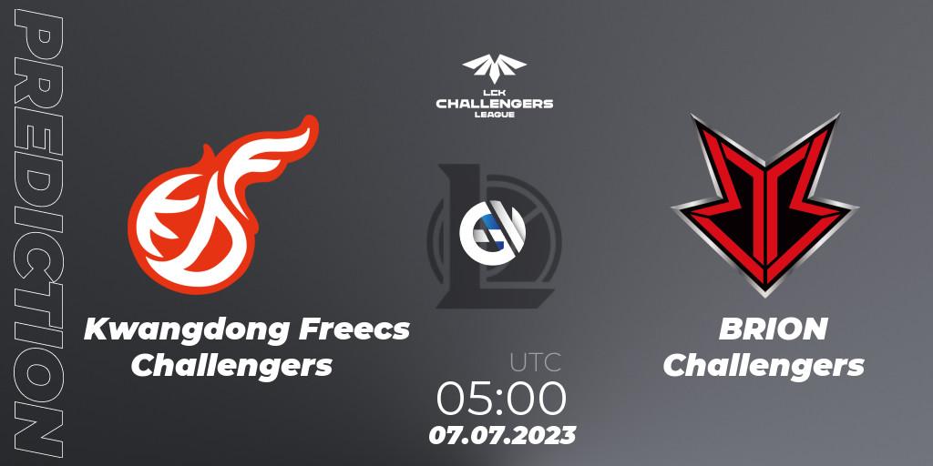Kwangdong Freecs Challengers vs BRION Challengers: Betting TIp, Match Prediction. 07.07.23. LoL, LCK Challengers League 2023 Summer - Group Stage