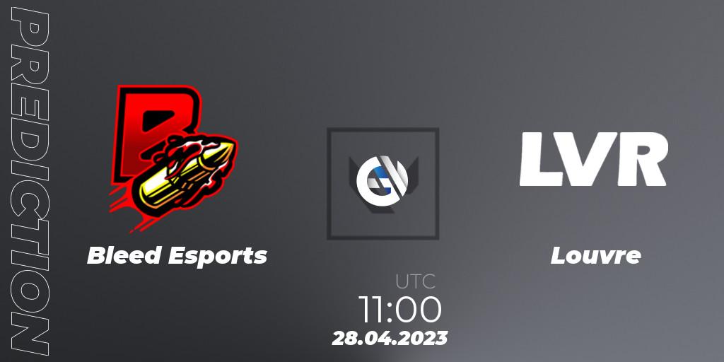 Bleed Esports vs Louvre: Betting TIp, Match Prediction. 28.04.23. VALORANT, VALORANT Challengers 2023: Malaysia & Singapore Split 2 - Group stage