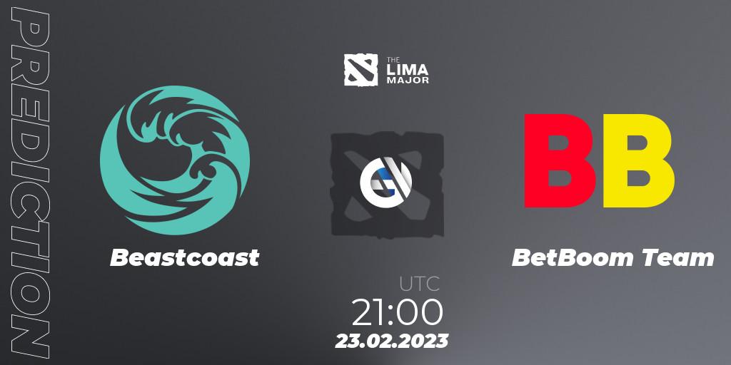 Beastcoast vs BetBoom Team: Betting TIp, Match Prediction. 23.02.23. Dota 2, The Lima Major 2023