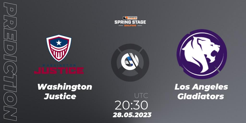 Washington Justice vs Los Angeles Gladiators: Betting TIp, Match Prediction. 28.05.23. Overwatch, OWL Stage Qualifiers Spring 2023 West
