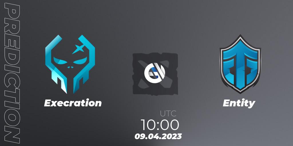 Execration vs Entity: Betting TIp, Match Prediction. 09.04.2023 at 09:55. Dota 2, DreamLeague Season 19 - Group Stage 1