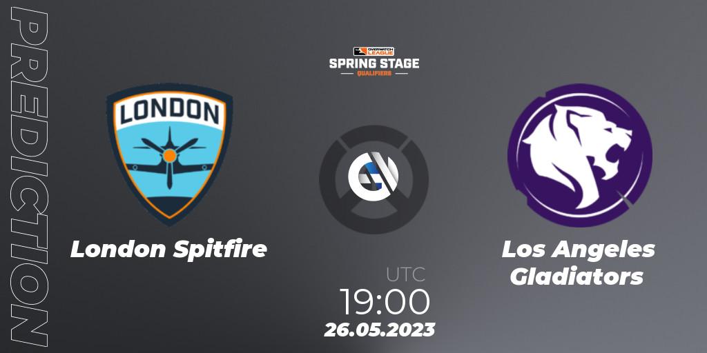 London Spitfire vs Los Angeles Gladiators: Betting TIp, Match Prediction. 26.05.23. Overwatch, OWL Stage Qualifiers Spring 2023 West