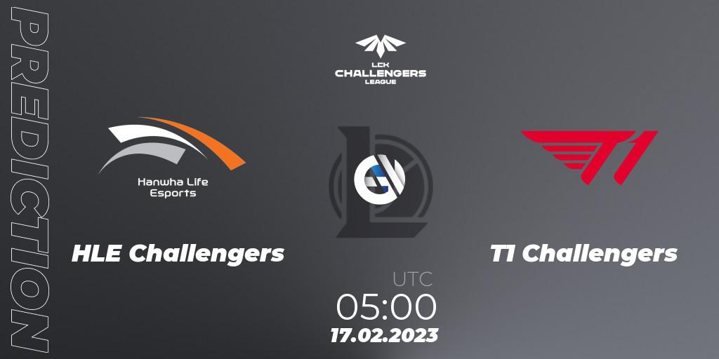 HLE Challengers vs T1 Challengers: Betting TIp, Match Prediction. 17.02.2023 at 05:00. LoL, LCK Challengers League 2023 Spring