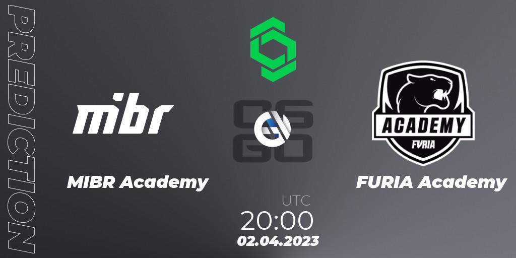 MIBR Academy vs FURIA Academy: Betting TIp, Match Prediction. 02.04.2023 at 20:00. Counter-Strike (CS2), CCT South America Series #6