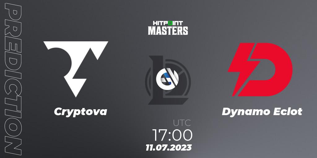 Cryptova vs Dynamo Eclot: Betting TIp, Match Prediction. 11.07.23. LoL, Hitpoint Masters Summer 2023 - Group Stage