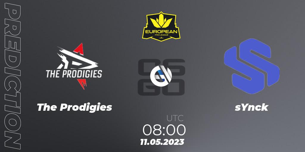 The Prodigies vs sYnck: Betting TIp, Match Prediction. 11.05.23. CS2 (CS:GO), European Pro League Season 8: Division 2