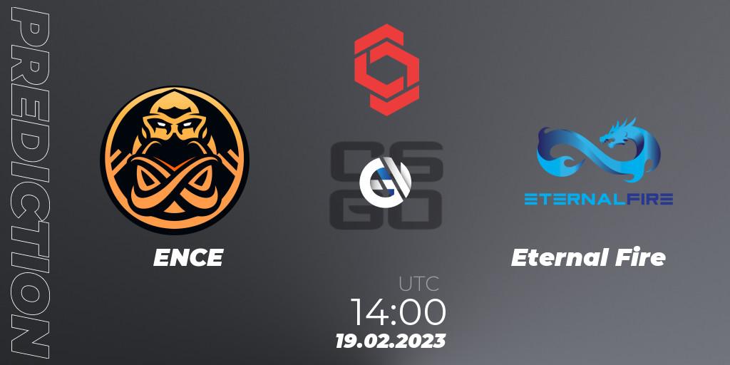 ENCE vs Eternal Fire: Betting TIp, Match Prediction. 19.02.23. CS2 (CS:GO), CCT Central Europe Series Finals #1