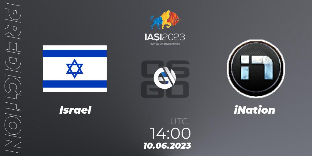 Israel vs iNation: Betting TIp, Match Prediction. 10.06.23. CS2 (CS:GO), IESF World Esports Championship 2023: Eastern Europe Qualifier