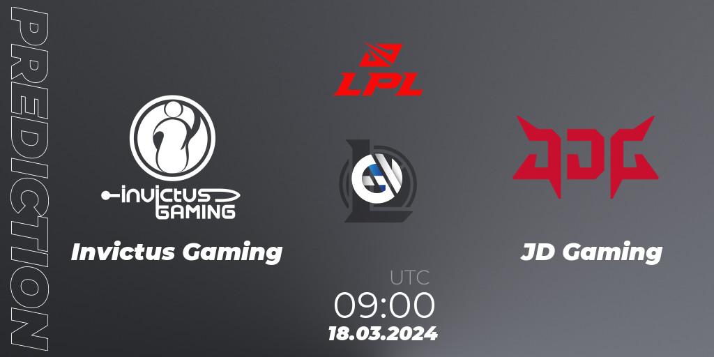 Invictus Gaming vs JD Gaming: Betting TIp, Match Prediction. 18.03.24. LoL, LPL Spring 2024 - Group Stage
