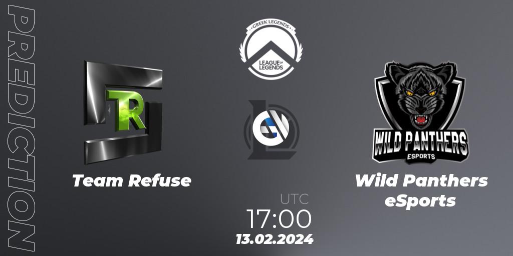 Team Refuse vs Wild Panthers eSports: Betting TIp, Match Prediction. 13.02.24. LoL, GLL Spring 2024