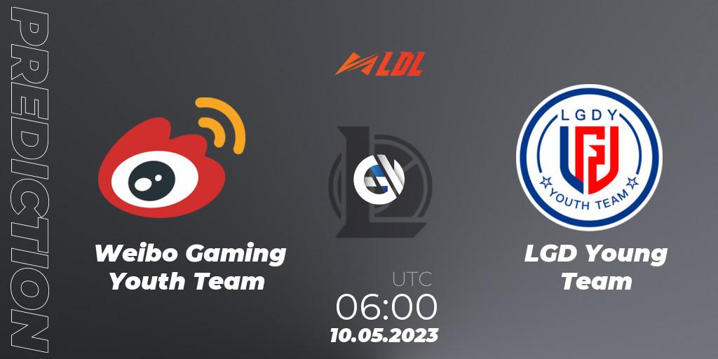 Weibo Gaming Youth Team vs LGD Young Team: Betting TIp, Match Prediction. 10.05.23. LoL, LDL 2023 - Regular Season - Stage 2