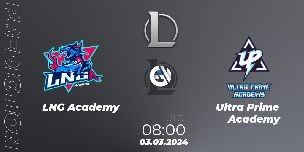 LNG Academy vs Ultra Prime Academy: Betting TIp, Match Prediction. 03.03.24. LoL, LDL 2024 - Stage 1