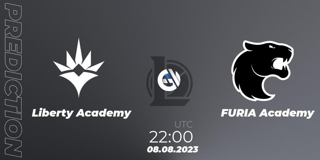 Liberty Academy vs FURIA Academy: Betting TIp, Match Prediction. 08.08.2023 at 22:00. LoL, CBLOL Academy Split 2 2023 - Group Stage
