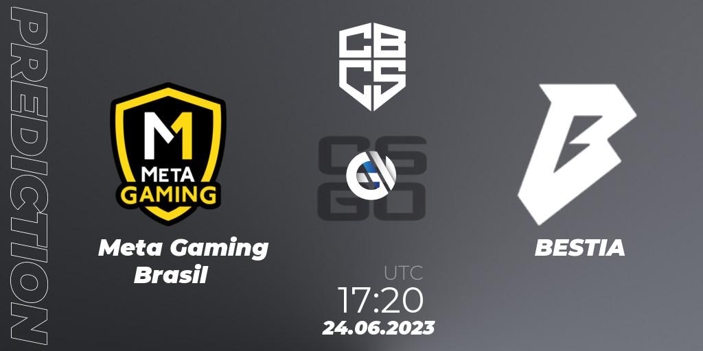 Meta Gaming Brasil vs BESTIA: Betting TIp, Match Prediction. 24.06.23. CS2 (CS:GO), CBCS 2023 Season 1