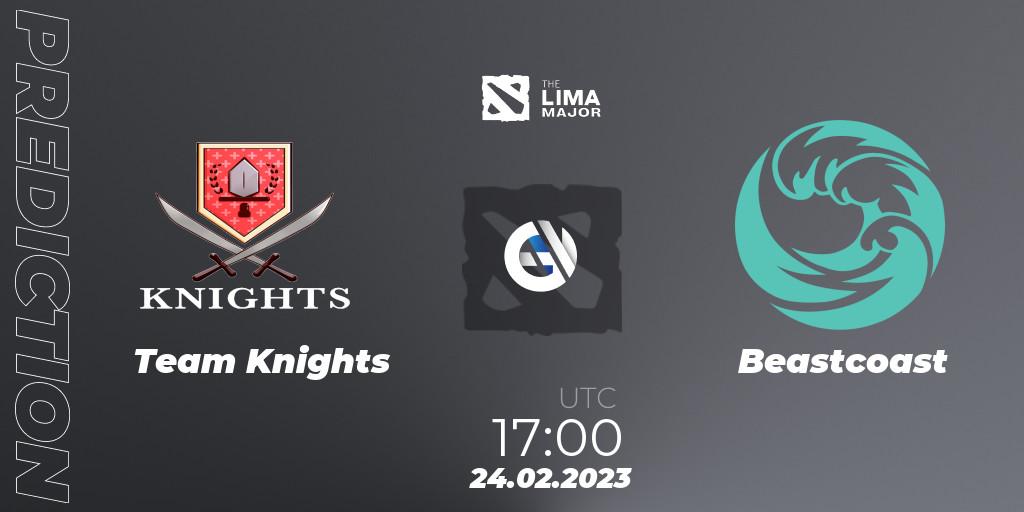 Team Knights vs Beastcoast: Betting TIp, Match Prediction. 24.02.23. Dota 2, The Lima Major 2023